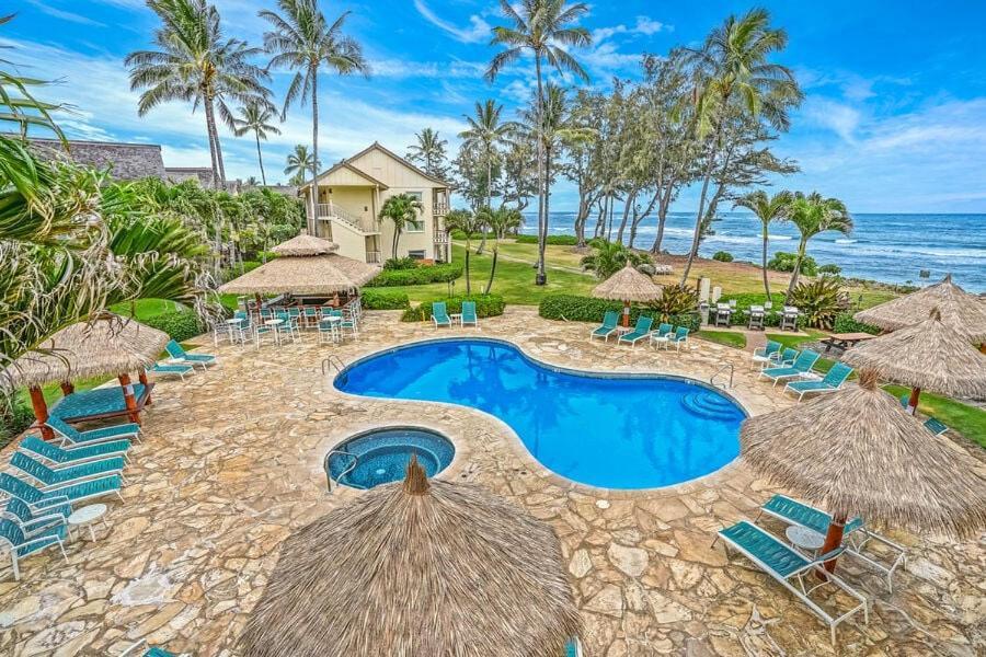 Seaview At The Islander On The Beach Oceanview Studio 201 Капаа Экстерьер фото
